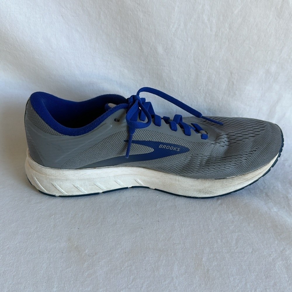 Brooks Transmit 2 gray and blue running shoes, size 8 - Picture 5 of 9